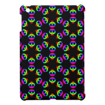 Rainbow Skull Spheres ipad mini case
