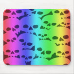 Rainbow Skulls Mouse Pad mousepads