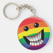 Rainbow Smile Key Chain