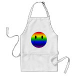 Rainbow Smiley Aprons
