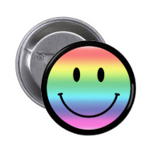 Rainbow Smiley Button