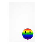 Rainbow Smiley Customized Stationery