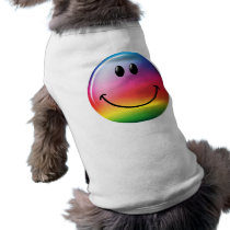 Rainbow Smiley Face pet clothing