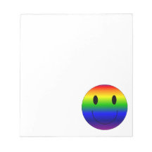 Rainbow Smiley Memo Notepads