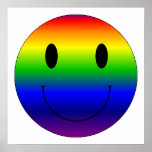 Rainbow Smiley Posters