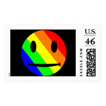 Rainbow Smiley Stamp