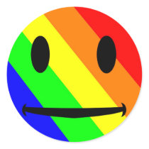 Rainbow Smiley Sticker