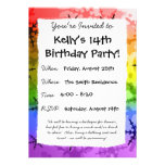 Rainbow Snowflake Cards