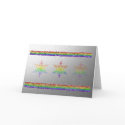 Rainbow Snowflakes cards
