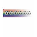 Rainbow Soccer T-Shirt by calmesjill Rainbow Soccer T-Shirt