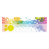 rainbow sound waves II abstract business cards by dooni_notebooks rainbow sound waves II abstract business cards