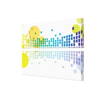 rainbow sound waves on white Zazzle_wrappedcanvas rainbow sound waves on white Zazzle_wrappedcanvas