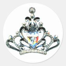 Rainbow sparkles of a Tiara Sticker