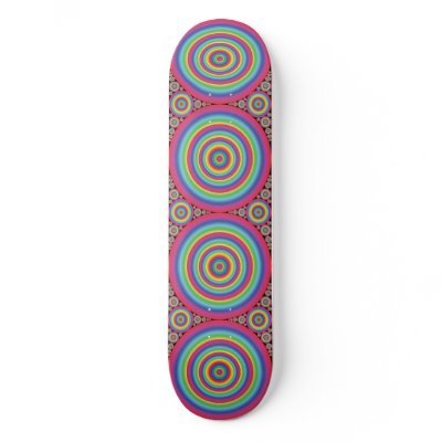 Rainbow Sphere Board Skateboards by psysci
