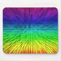 Rainbow Spikes Mousemat mousepads by Tracy2912 Rainbow Spikes Mousemat mousepads