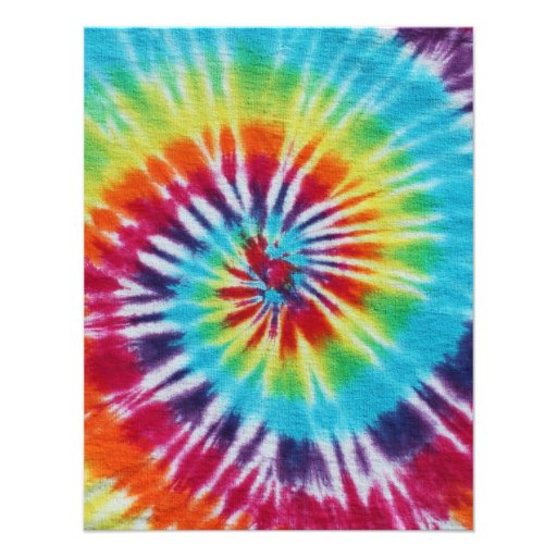 Rainbow Spiral 2 Sides Invites