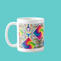 Rainbow Spiral Mug mugs