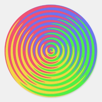 Rainbow Spiral Sticker