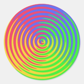 Rainbow Spiral Sticker