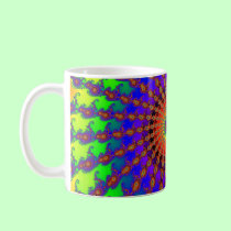 Rainbow Spiral, Thick (Mug) mugs