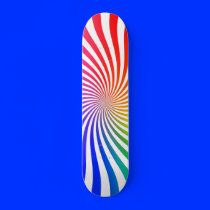 Rainbow Spiral: Vector Art: Skateboard