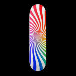 Rainbow Spiral: Vector Art: Skateboard