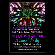 Rainbow Spirit Party Event Mini Flyers business cards