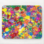 Rainbow Splatter Mousepad