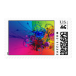 Rainbow Splatter Stamps