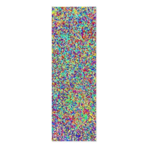 Rainbow Spray, Bookmark Business Cards (front side)