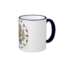 Rainbow Sprial Mandala Mugs