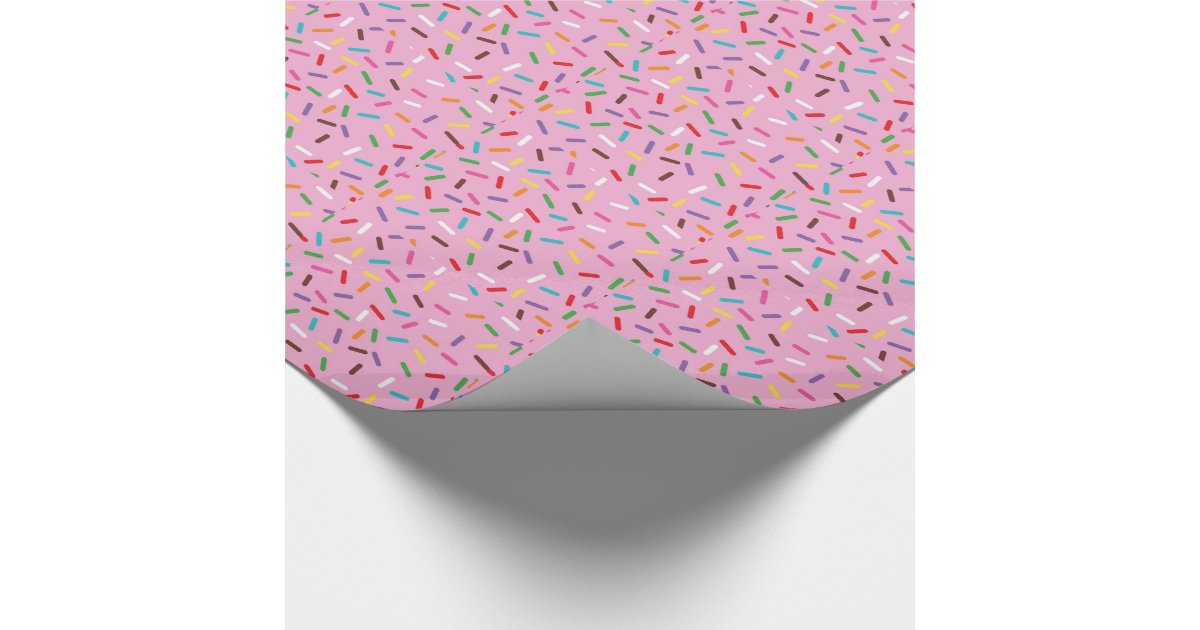 Rainbow Sprinkles Wrapping Paper Zazzle
