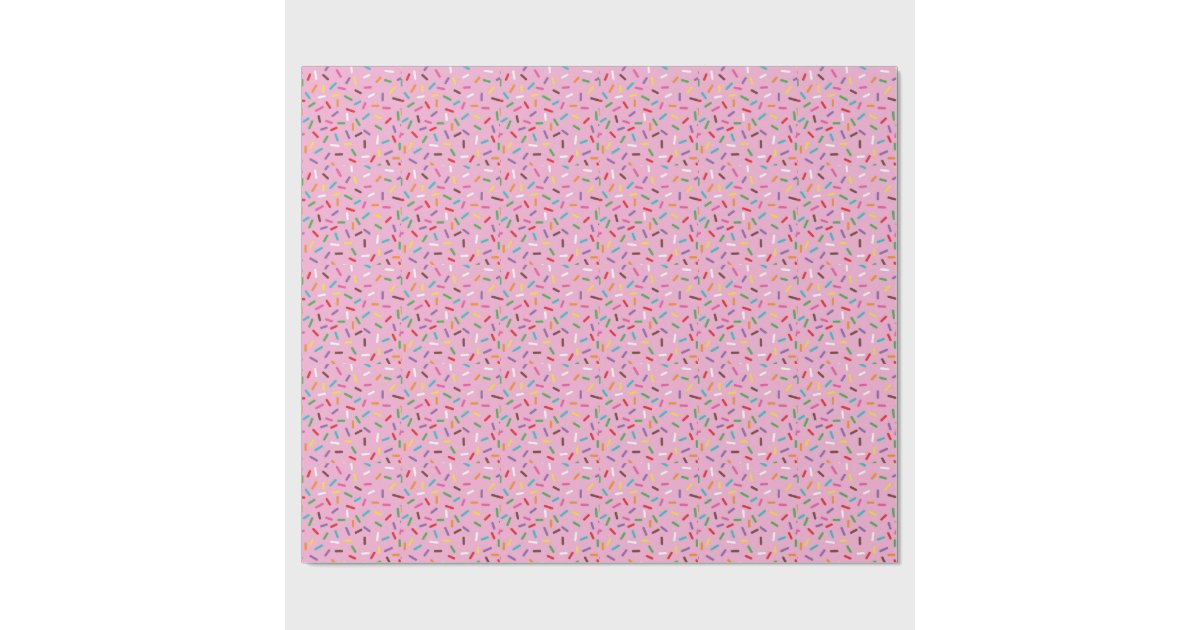 Rainbow Sprinkles Wrapping Paper Zazzle