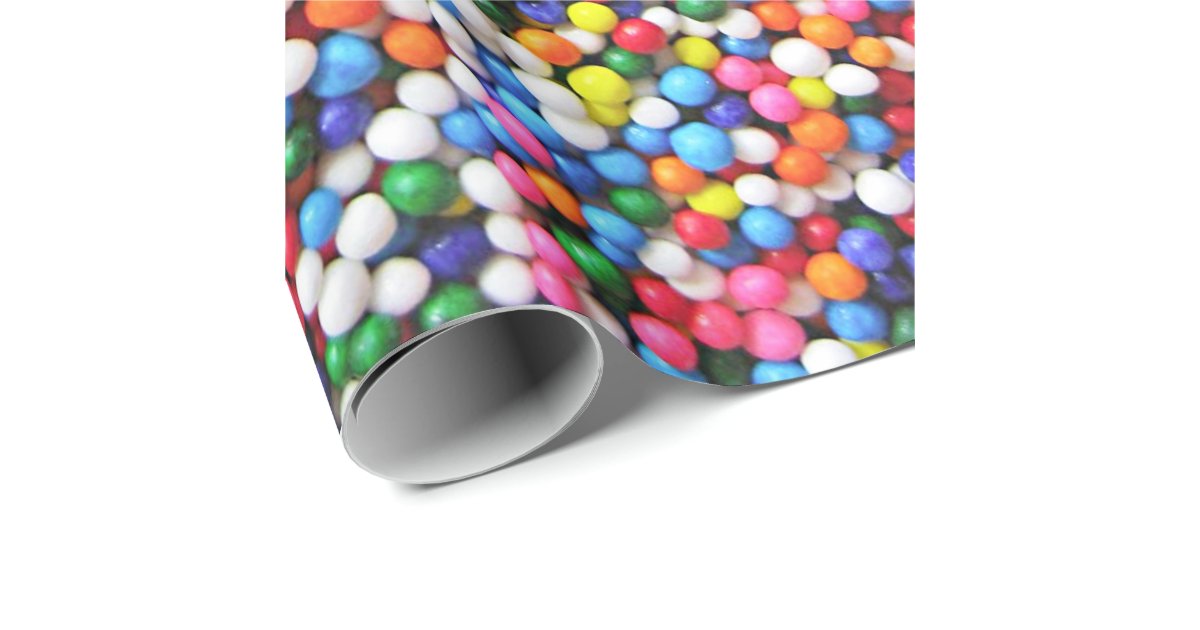 Rainbow sprinkles wrapping paper Zazzle