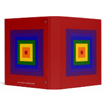 Rainbow Square binders