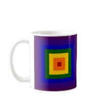 Rainbow Square mugs