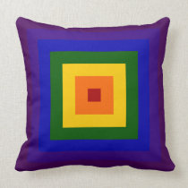 Rainbow Square pillows
