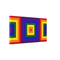 Rainbow Squares canvas prints