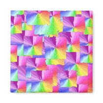 Rainbow Squares magnets