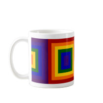 Rainbow Squares mugs