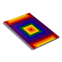 Rainbow Squares notebooks