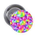Rainbow Squares Pin