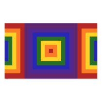 Rainbow Squares stickers