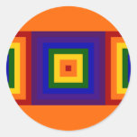 Rainbow Squares Sticker