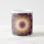 Rainbow stained Glass Extra Large Mugs