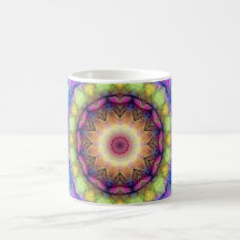 Rainbow stained Glass Mug
