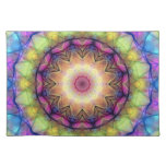 rainbow stained glass place mat