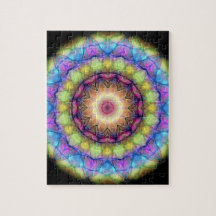 Rainbow stained Glass Puzzle