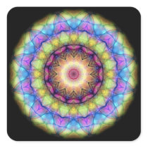Rainbow stained Glass Stickers