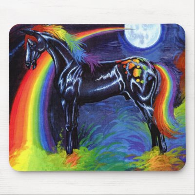 Rainbow Stallion Mouse Mats by Unicorn_Dream